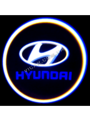 Логотип led в карту дверей Hyundai 